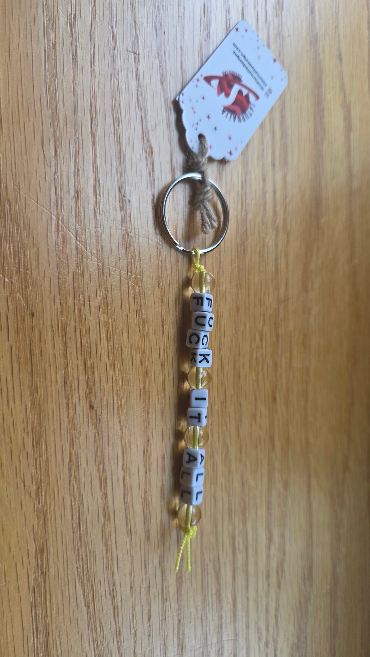 Fuck It All Keychain