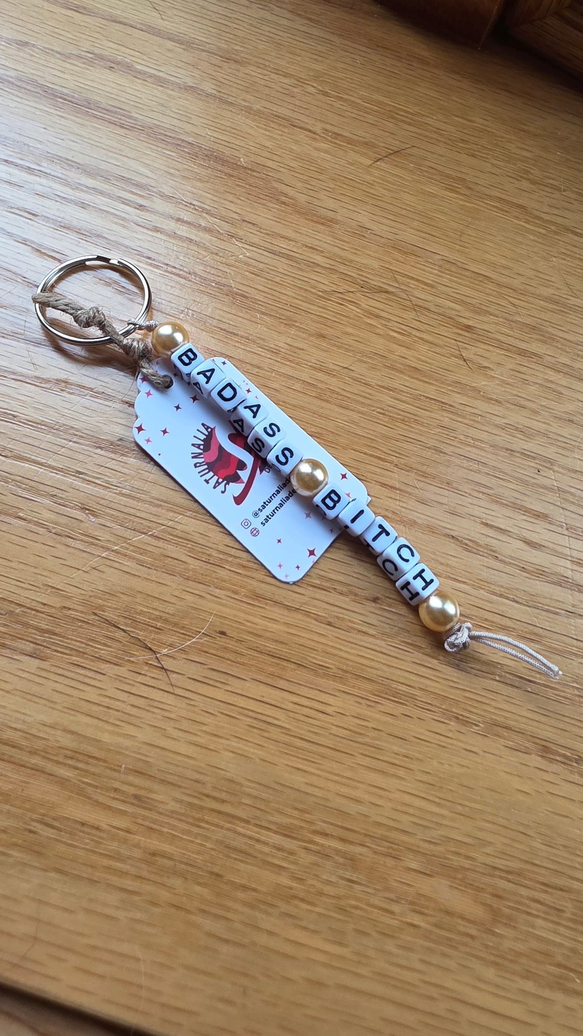 Badass Bitch Keychain