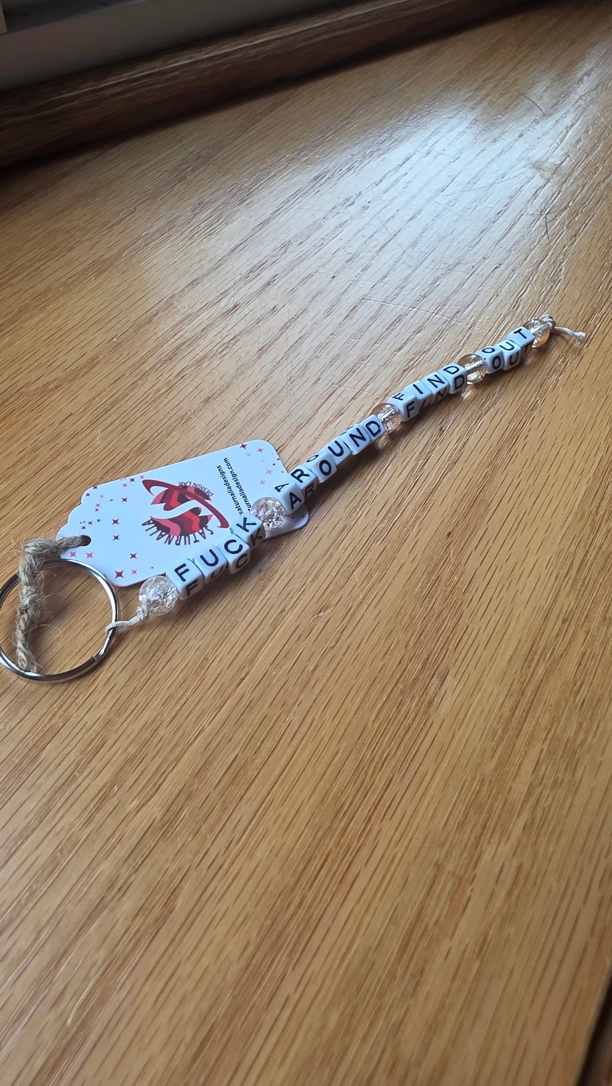 Fuck Around Find Out Keychain