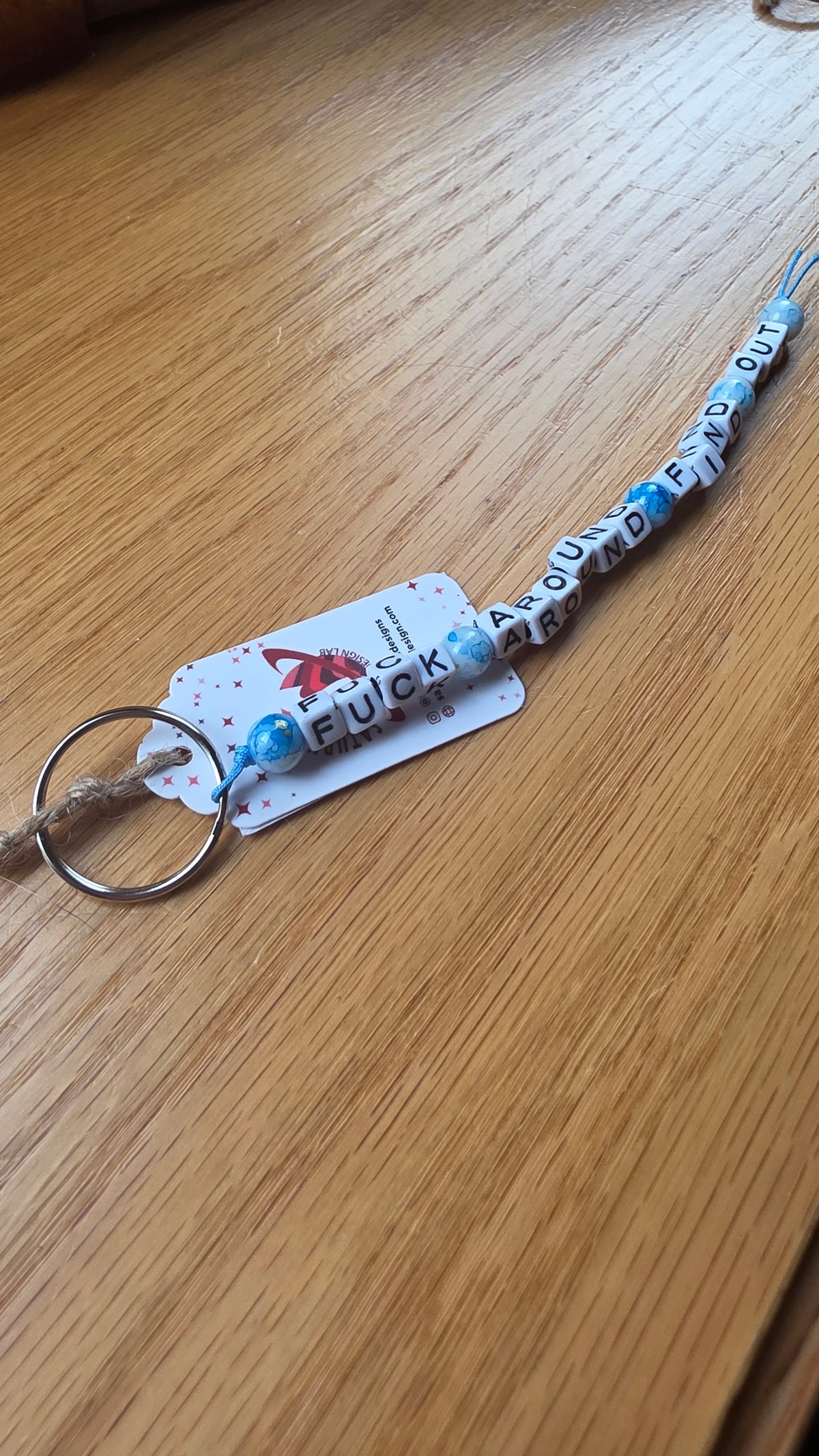 Fuck Around Find Out Keychain