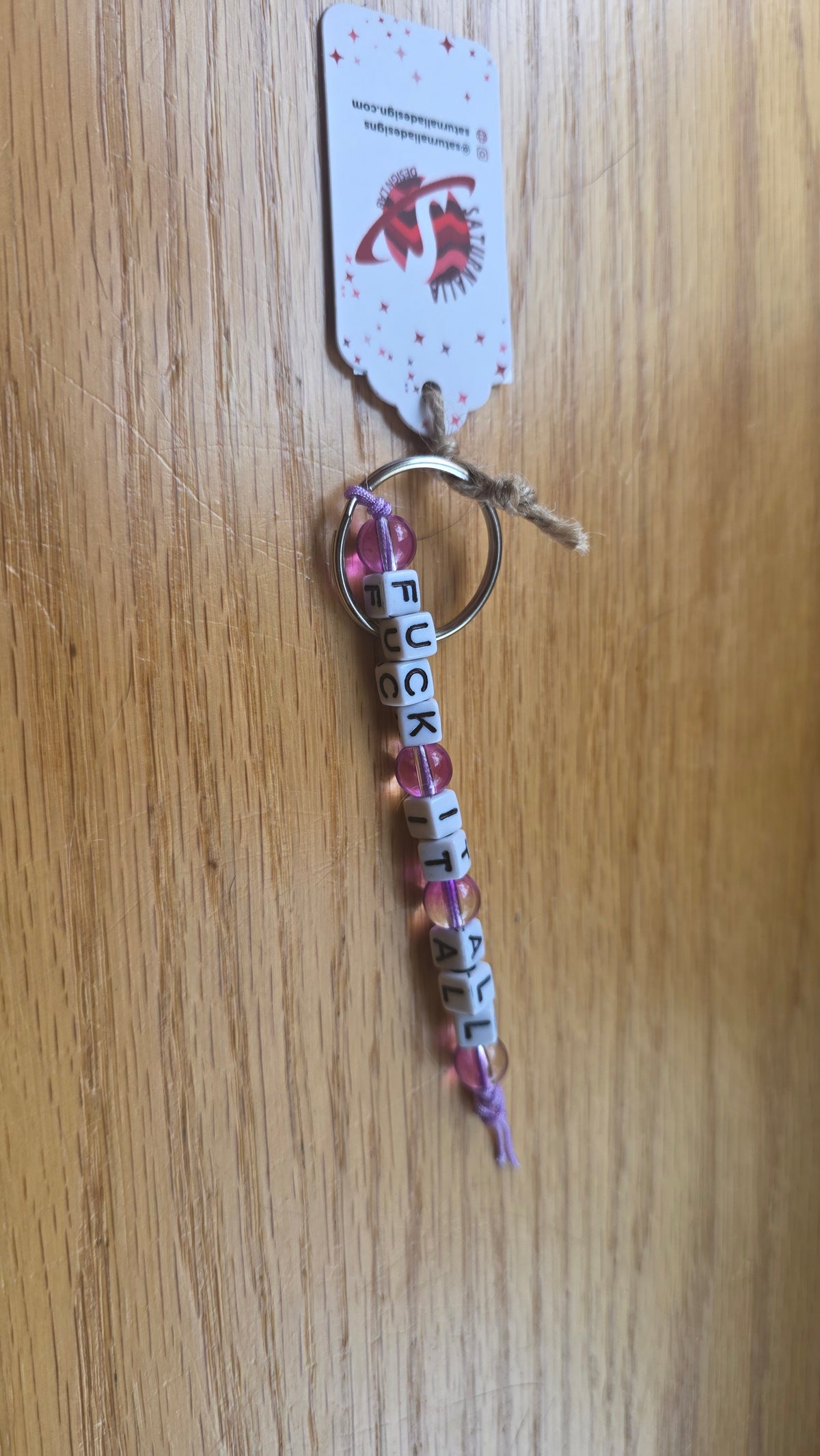 Fuck It All Keychain
