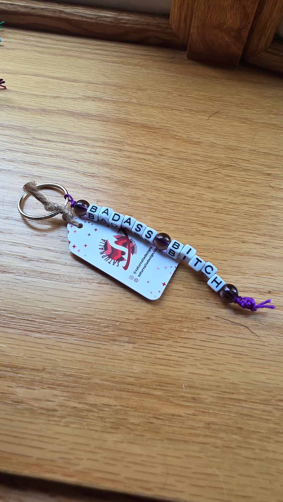 Badass Bitch Keychain