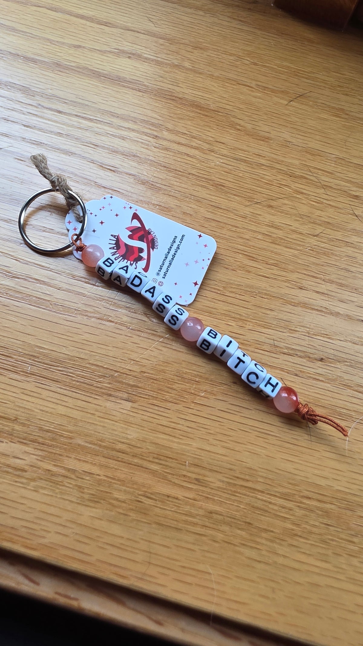 Badass Bitch Keychain