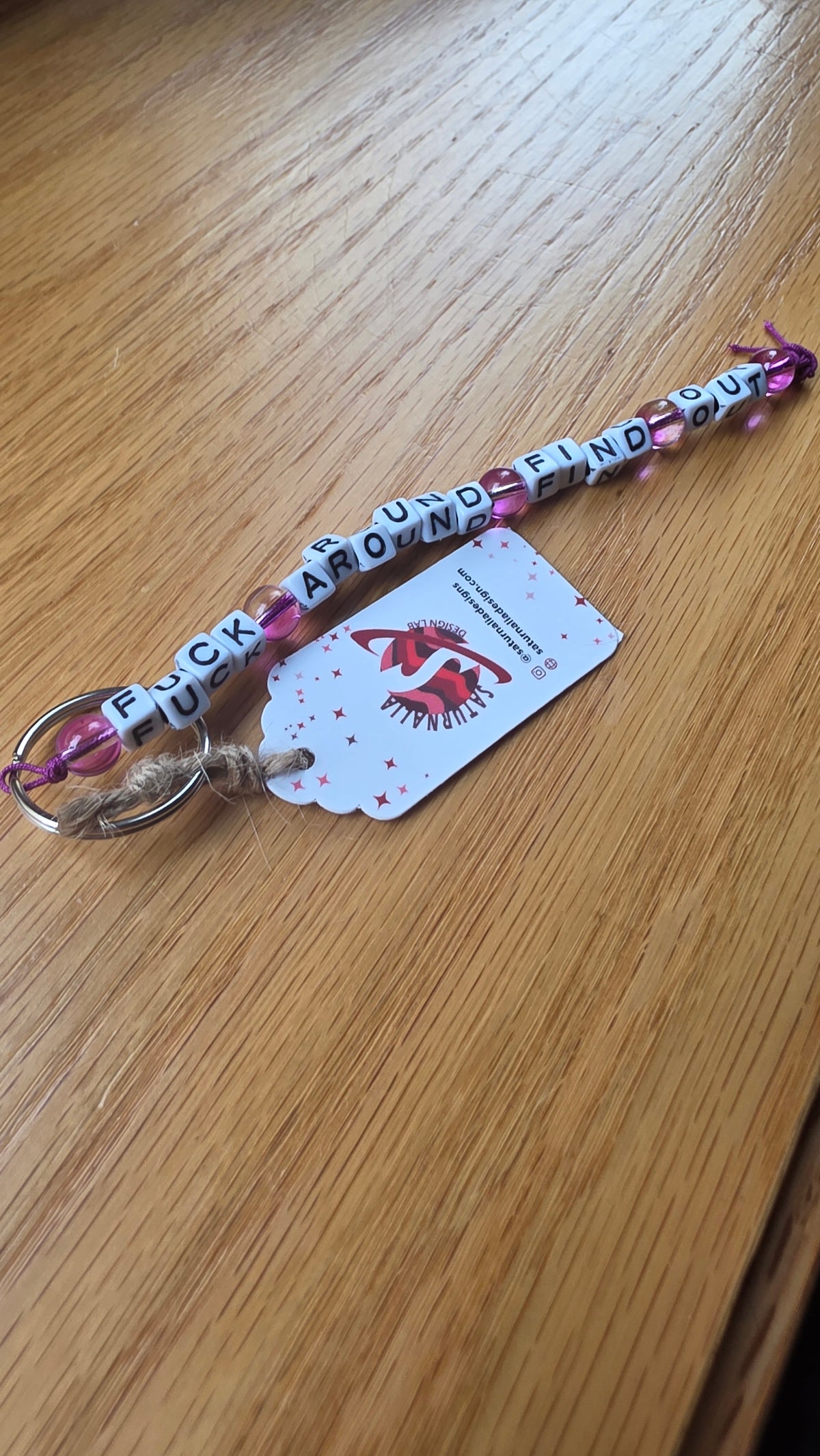 Fuck Around Find Out Keychain