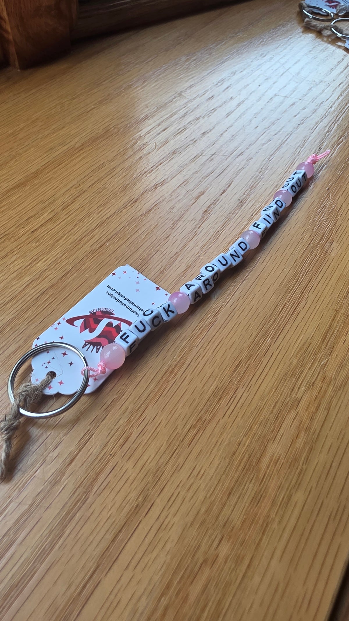 Fuck Around Find Out Keychain