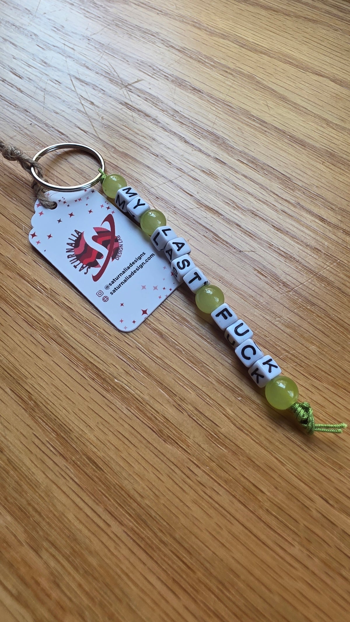 My Last Fuck Keychain