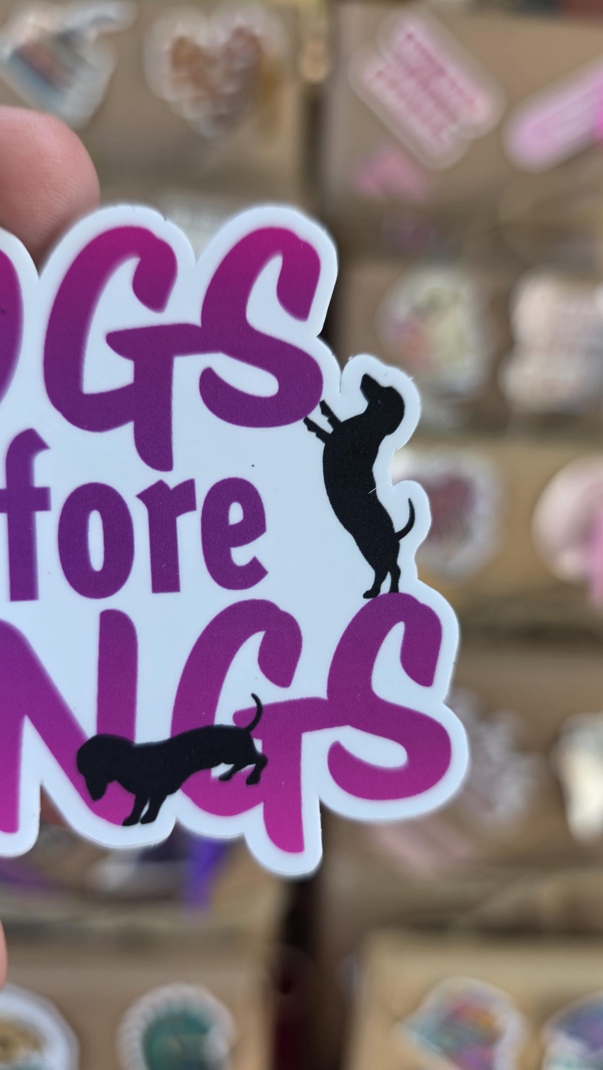 Dongs Before Dongs Sticker