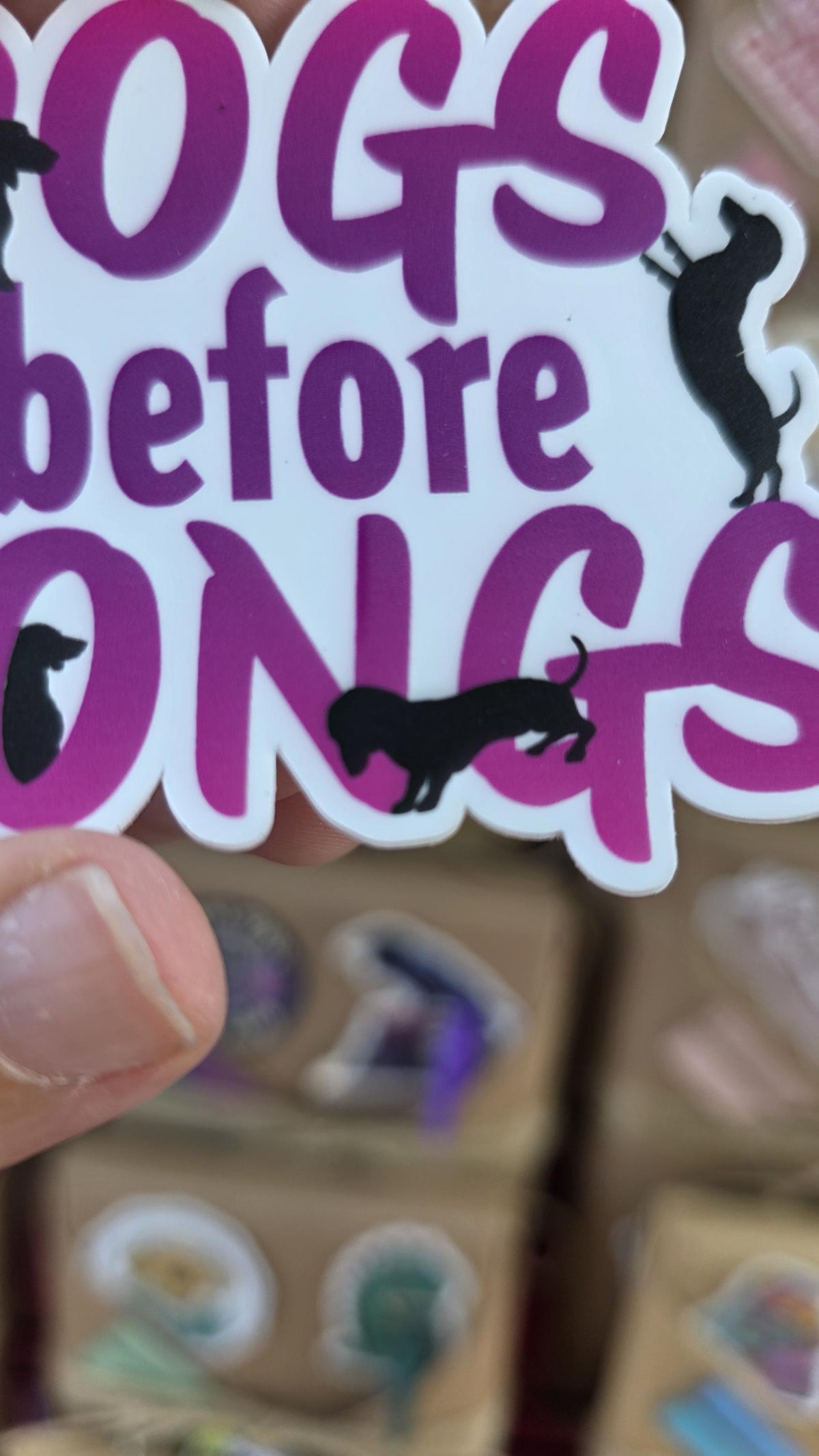 Dongs Before Dongs Sticker